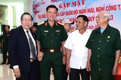 Quân khu 7 gặp mặt đại biểu cán bộ cao cấp Quân đội nghỉ hưu, nghỉ công tác năm 2023