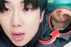 Nghi vấn RM BTS đang hẹn hò: Bị lộ 'dấu vết' khi đang livestream