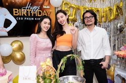 Bất ngờ quà sinh nhật độc lạ Thùy Tiên tặng 'bà trùm hoa hậu'