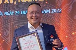 Đề cử Giải thưởng Gương mặt trẻ Việt Nam tiêu biểu năm 2022: Phan Đình Việt Anh