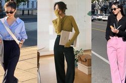 Kết hợp 5 kiểu áo với quần ống suông để mặc đẹp mỗi ngày