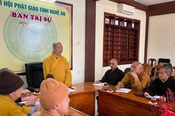 Triển khai kế hoạch tổ chức Đại giới đàn Nghệ Tĩnh lần thứ VI năm 2023