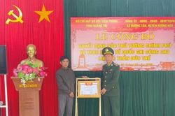BĐBP Quảng Trị công bố quyết định, trao Bằng 'Tổ quốc ghi công' cho liệt sĩ Trần Đức Thế