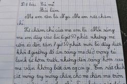 Bé gái làm bài văn tả về mẹ khiến dân mạng cười ngất: Tưởng là khen nhưng hóa ra lại là chê!