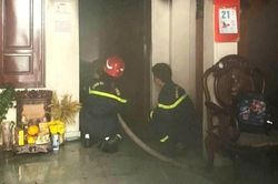 Công an Hải Phòng cứu 3 người trong gia đình thoát khỏi đám cháy