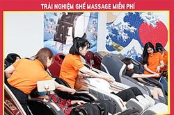 Cơ hội hấp dẫn trải nghiệm ghế massage miễn phí tại sự kiện của Queen Crown