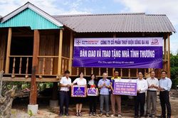 Thủy điện Sông Ba Hạ chung tay xóa nhà tạm tại xã KrôngPa