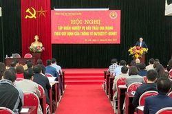 Ngành Dự trữ tập huấn công tác đấu thầu qua mạng