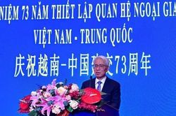 Trang trọng lễ kỷ niệm 73 năm thiết lập quan hệ ngoại giao Việt Nam-Trung Quốc tại Bắc Kinh