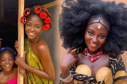 Ngắm nhìn nhan sắc như tranh vẽ của người đẹp Ghana: Mẹ 2 con vẫn đẹp 'bất chấp'