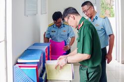 Kiểm tra công tác cán bộ năm 2023 của Sư đoàn 377