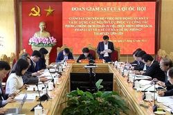 Đoàn giám sát của Quốc hội làm việc tại huyện Tiên Yên, Quảng Ninh