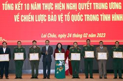 Lai Châu tổng kết 10 năm thực hiện Nghị quyết Trung ương 8 khóa XI về 'Chiến lược bảo vệ Tổ quốc trong tình hình mới'