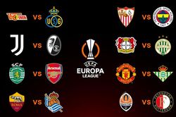 Vòng 1/8 Europa League: Man United đối đầu Real Betis, Arsenal đụng độ Sporting Lisbon