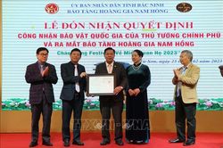 Đón nhận Quyết định công nhận bảo vật quốc gia Thạp đồng văn hóa Đông Sơn