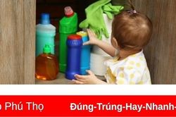 Cấp cứu bé gái uống nhầm thuốc tẩy quần áo