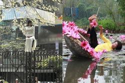 'Cười ra nước mắt' với hội chị em đam mê sống ảo với hoa