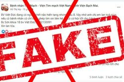 Bệnh viện Việt Đức khẳng định thông tin 'có người chết não hiến tạng' là giả