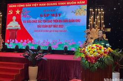 Quân khu 7 gặp mặt đại biểu chức sắc tôn giáo đầu xuân Quý Mão 2023
