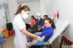Ninh Thuận hưởng ứng chiến dịch hiến máu tình nguyện