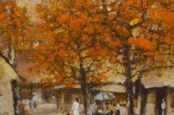 Ngắm Hà Nội lộng lẫy và thơ mộng qua triển lãm 'Hào khí Thăng Long'