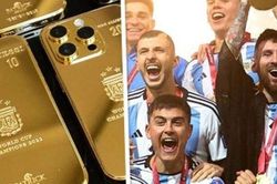 Messi mua 35 chiếc iPhone vàng tặng cả ĐT Argentina