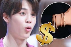 Tay Jimin BTS nặng trĩu những chiếc vòng tay Tiffany mới giá cực kỳ chát