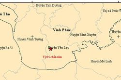 Vừa xảy ra động đất tại 2 địa phương
