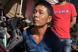 Ném gạch vào thiếu tá công an khi bị giữ xe do vi phạm nồng độ cồn