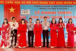 Khánh thành 'Thư viện thân thiện' Trường Tiểu học 'B' Chi Lăng