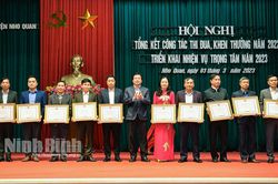 Nho Quan phát động phong trào thi đua năm 2023