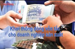 Khơi thông dòng vốn tắc cho doanh nghiệp sản xuất