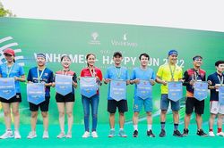 Nhiều phần thưởng hấp dẫn tại giải chạy Happy Run