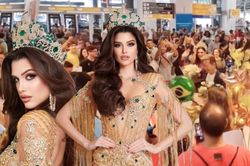 Đương kim Miss Grand về nước với ông Nawat: Hàng trăm fan chờ đợi, không thua kém Thùy Tiên