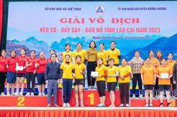 Bế mạc Giải Vô địch kéo co, đẩy gậy, bắn nỏ tỉnh Lào Cai năm 2023