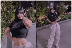Mặc áo ngắn, hot girl 8x lấy Minh Nhựa khoe cơ bụng 'căng đét'
