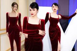 Đoàn Thiên Ân đụng độ váy với Hương Giang: Miss Grand Vietnam khoe vòng eo ăn tiền áp đảo chị đại