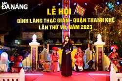 Sâu lắng đêm thơ mừng lễ hội đình Thạc Gián