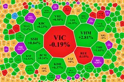 Cổ phiếu bất động sản tăng trần hàng loạt không đủ lực kéo VN-Index bay cao