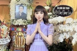 Lâm Khánh Chi gây xôn xao cõi mạng khi diện váy điệu đà, có biểu cảm khác lạ tại tang lễ của NSƯT Vũ Linh