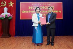 Công bố Quyết định của Ban Thường vụ Tỉnh ủy về công tác cán bộ