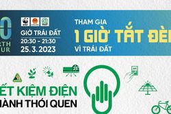 Cả nước sẽ 'tắt đèn' vào tối 25-3 để hưởng ứng Giờ Trái đất