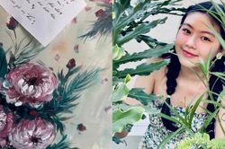 Con gái MC Quyền Linh khoe tranh vẽ tặng mẹ ngày 8/3 đẹp đến ngỡ ngàng