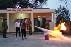 Thị trấn Khánh Yên (Văn Bàn): Ra mắt mô hình 'Điểm chữa cháy công cộng'