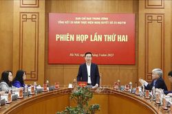 Chủ tịch nước Võ Văn Thưởng chủ trì Phiên họp lần thứ hai Ban Chỉ đạo Trung ương Tổng kết 20 năm thực hiện Nghị quyết số 23 - NQ/TW