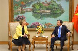 Phó Thủ tướng Trần Hồng Hà tiếp Trưởng đại diện UNICEF tại Việt Nam