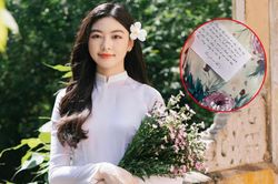 Ái nữ MC Quyền Linh trổ tài vẽ tranh 'đỉnh chóp', viết thư tay tặng mẹ ngày 8/3