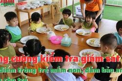 Tăng cường kiểm tra giám sát các điểm trông trẻ mầm non, đảm bảo an toàn cho trẻ