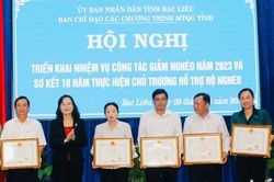 Bạc Liêu đầu tư hơn 767 tỷ đồng cho chương trình giảm nghèo