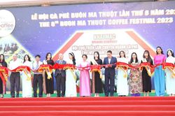 Khai mạc hội chợ triển lãm chuyên ngành cà-phê năm 2023 và thi pha chế cà-phê đặc sản